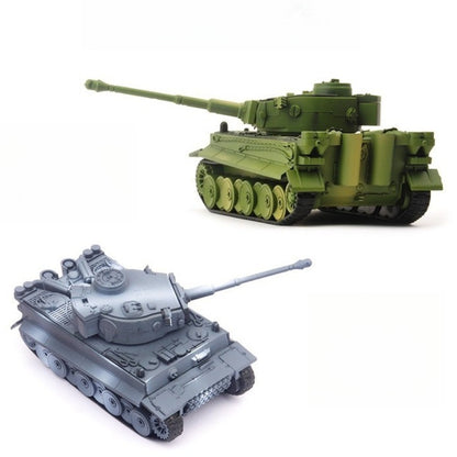 1/72 Scale Tiger I WWII German Heavy Tank Panzerkampfwagen VI Ausf. E Pre-built Plastic Collectible Model