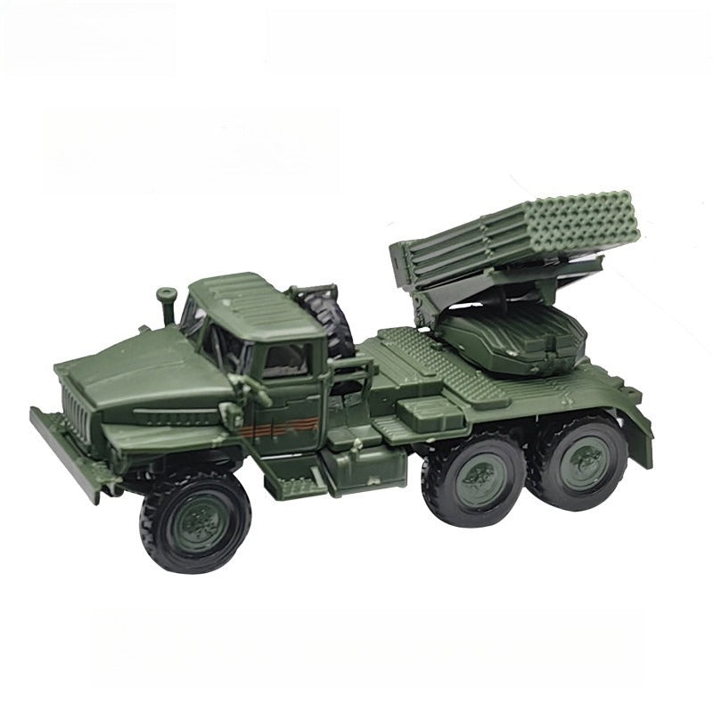1/72 Scale BM-21 Grad Russian Multiple Rocket Launcher Pre-built Plastic Collectible Model