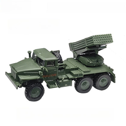 1/72 Scale BM-21 Grad Russian Multiple Rocket Launcher Pre-built Plastic Collectible Model