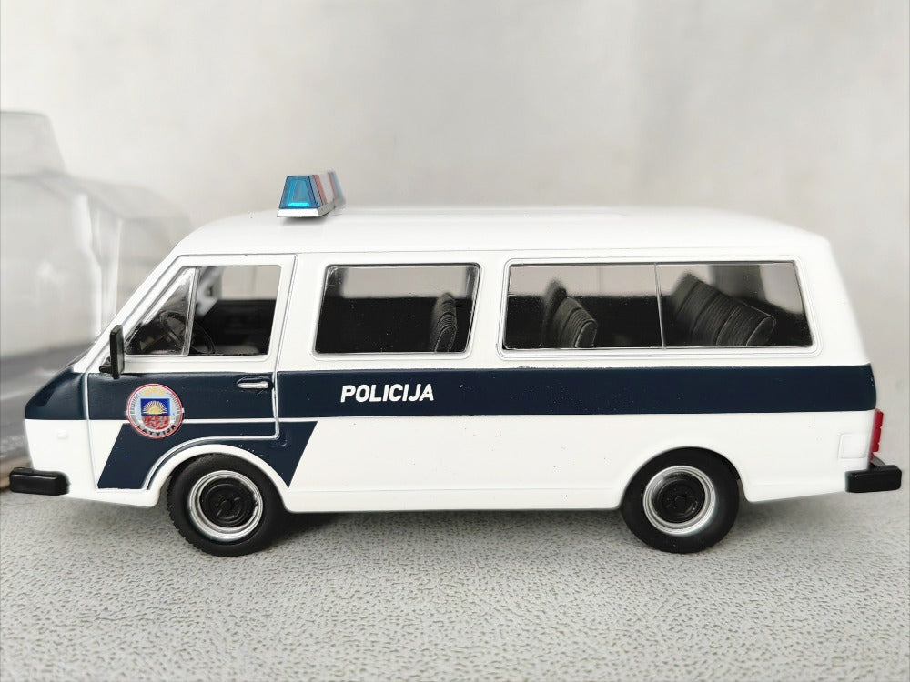 1/43 Scale RAF-22038 Latvija Police Van Diecast Model