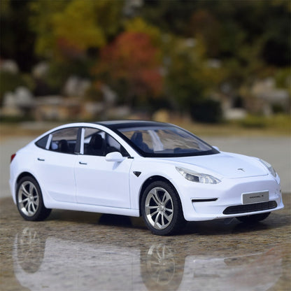 1/24 Scale Tesla Model 3 Electric Car Diecast Model