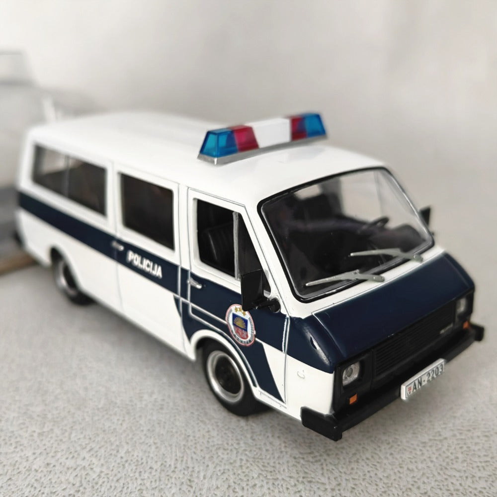 1/43 Scale RAF-22038 Latvija Police Van Diecast Model