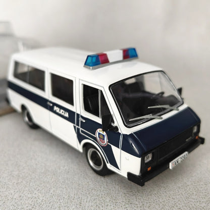 1/43 Scale RAF-22038 Latvija Police Van Diecast Model