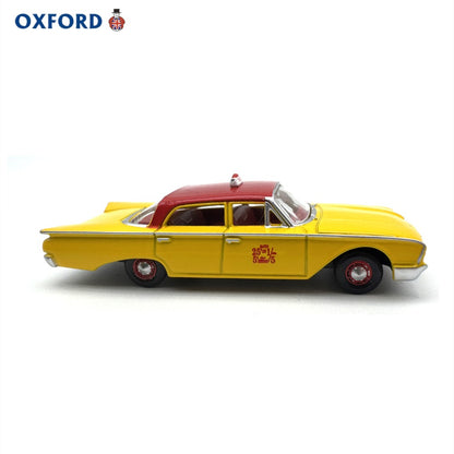 1/87 Scale 1960 Ford Fairline Sedan NYC Taxi Diecast Model Car
