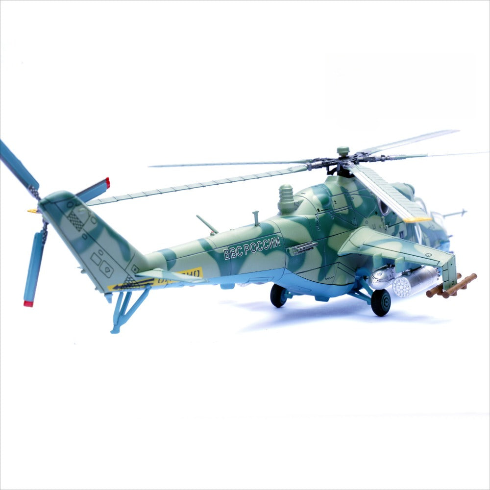 1/72 Scale Mil Mi-24V Attack Helicopter Russo-Ukrainian War Kyiv Diecast Model Aircraft