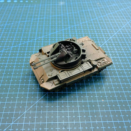 1/72 Scale M42 Duster 40 mm Self-Propelled Anti-Aircraft Gun Armored Vehicle Pre-built Plastic Collectible Model