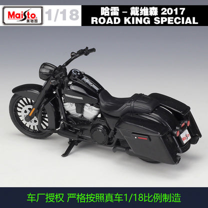 1/18 Scale Harley-Davidson Road King Special Diecast Model Motorcycle