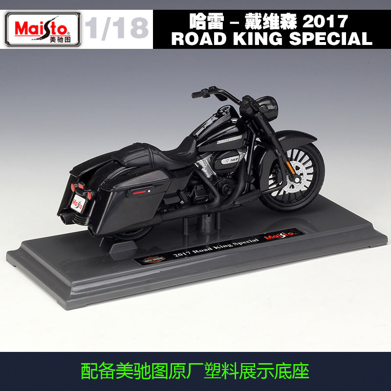 1/18 Scale Harley-Davidson Road King Special Diecast Model Motorcycle