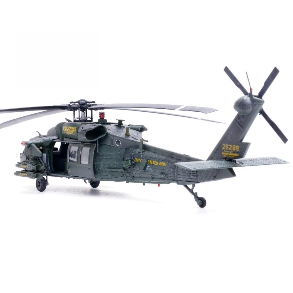 1/72 Scale Sikorsky MH-60L Black Hawk Military Utility Helicopter US Army Super 68 Razor's Edge Diecast Model