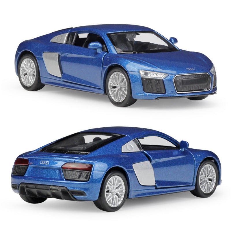 1/36 Scale 2016 Audi R8 V10 Sports Car Diecast Model Pull Back Toy