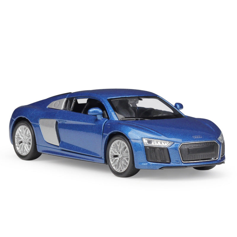1/36 Scale 2016 Audi R8 V10 Sports Car Diecast Model Pull Back Toy