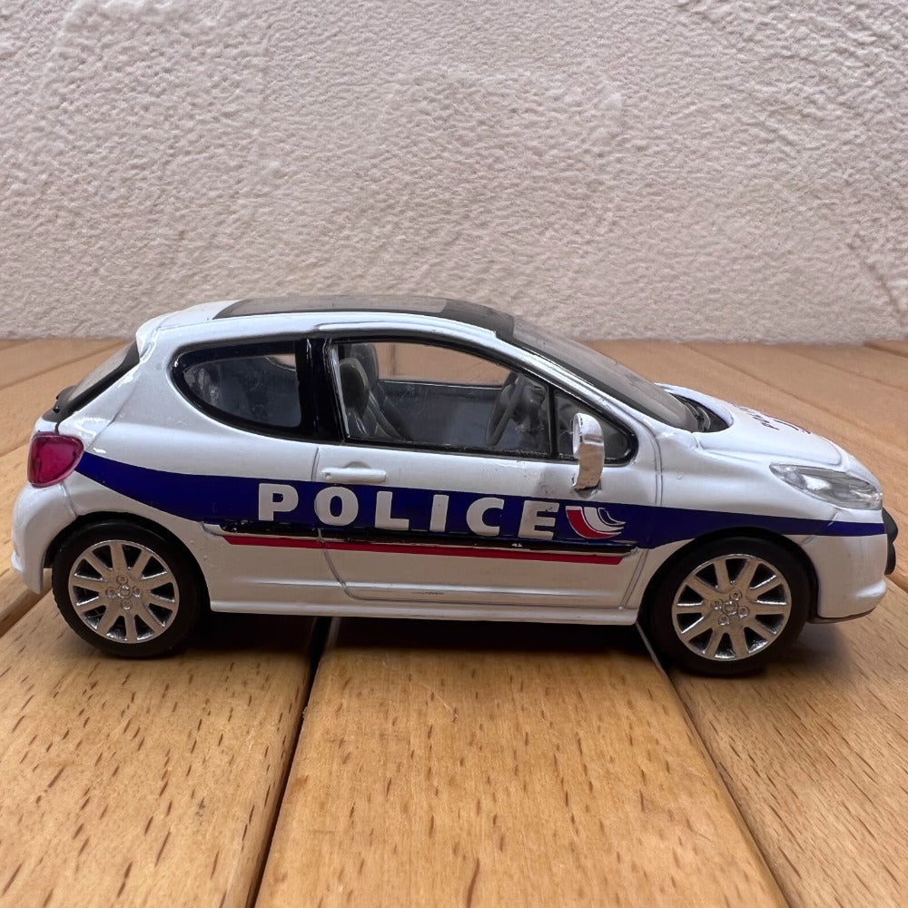 1/43 Scale Peugeot 207 Police Car Diecast Model