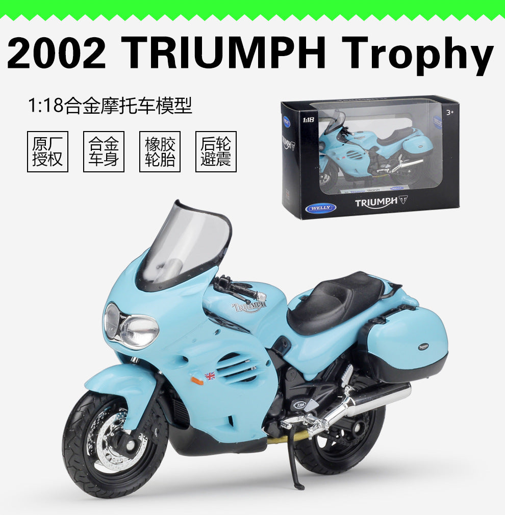 1/18 Scale 2002 Triumph Trophy Diecast Model Motorcycle