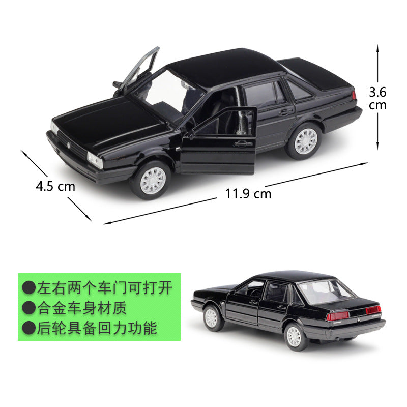 1/36 Scale Volkswagen Santana Diecast Model Car Pull Back Toy