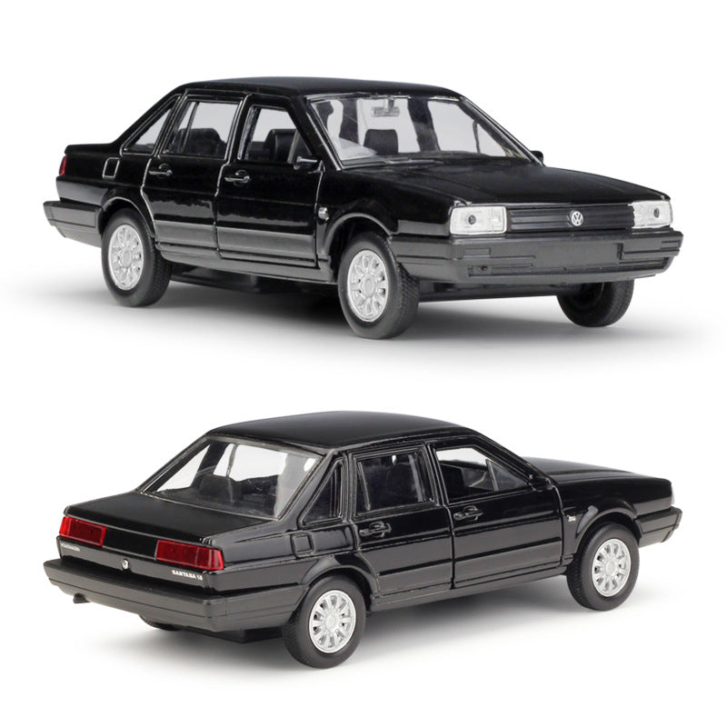 1/36 Scale Volkswagen Santana Diecast Model Car Pull Back Toy