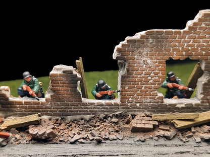 1/72 Scale WWII German Soldiers Painted Figures Set for Model Dioramas