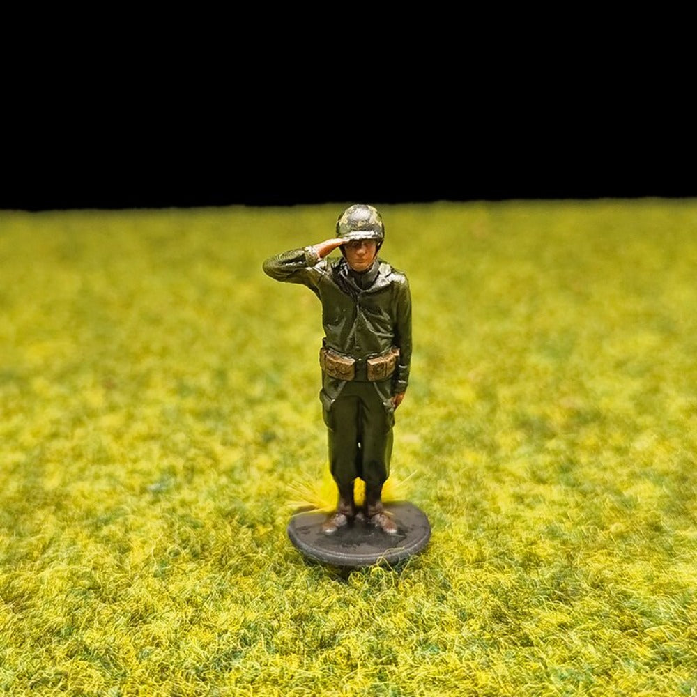 1/72 Scale WWII US Soldiers Painted Figures for Model Dioramas