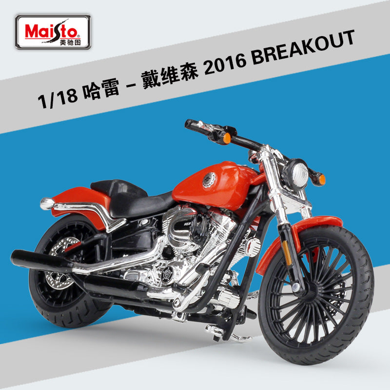 1/18 Scale 2016 Harley-Davidson Breakout Diecast Model Motorcycle