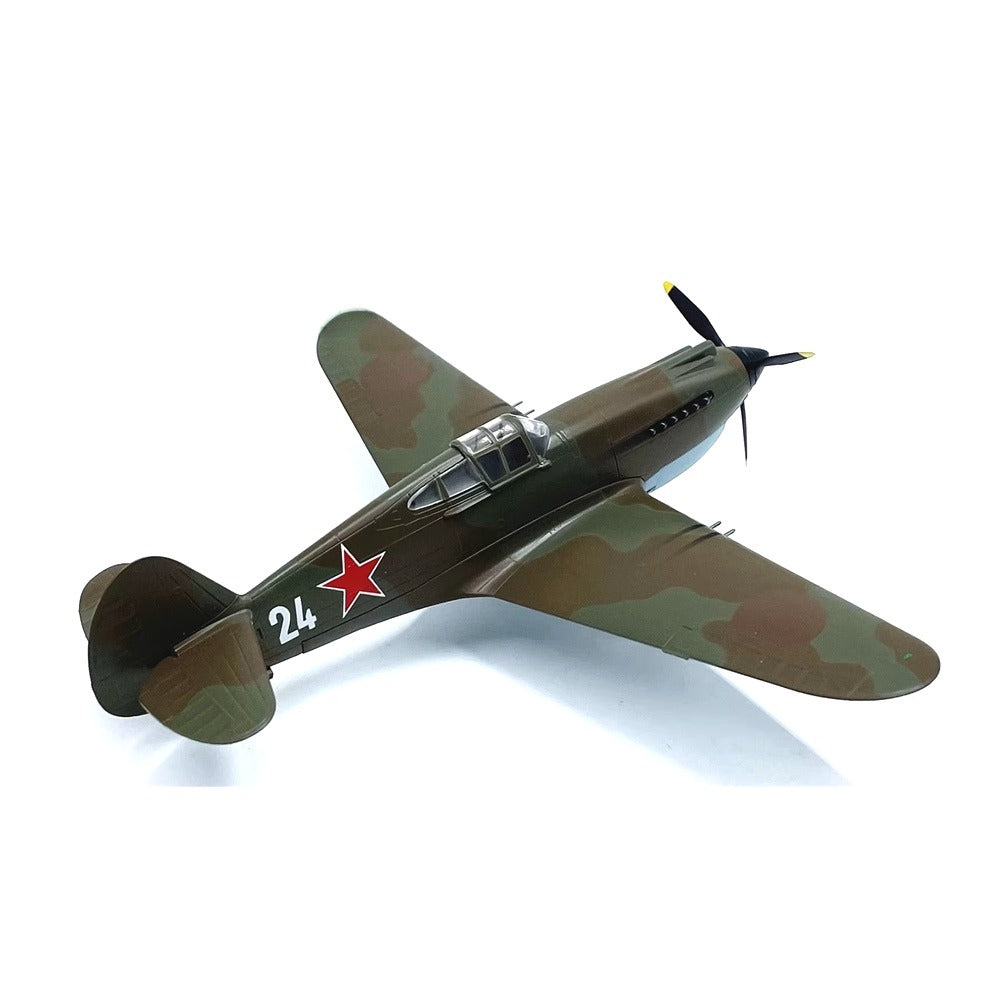 P-40 Warhawk Tomahawk Soviet Union fighter pre-built 1/72 scale plastic collectible WWII military aircraft model