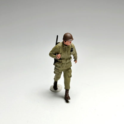 1/72 Scale WWII Soldiers Miniature Painted Figures for Model Dioramas