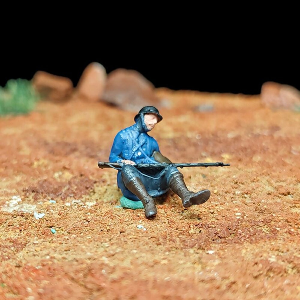 1/72 Scale Soldiers Painted Figures for Model Battlefield Dioramas