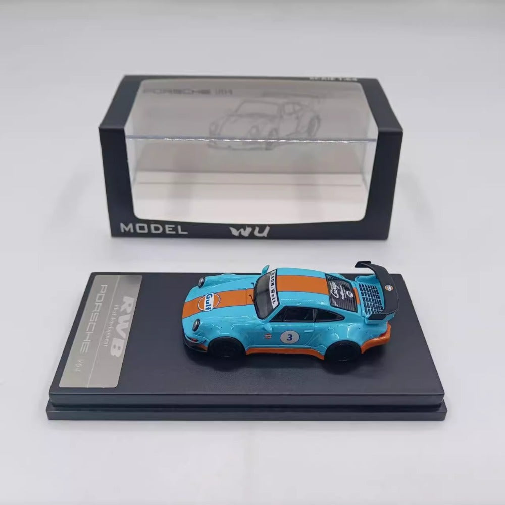 1/64 Scale RWB Porsche 911 (964) Sports Car Diecast Model
