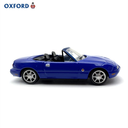 1/76 Scale Mazda MX-5 Sports Car Convertible Blue Diecast Model