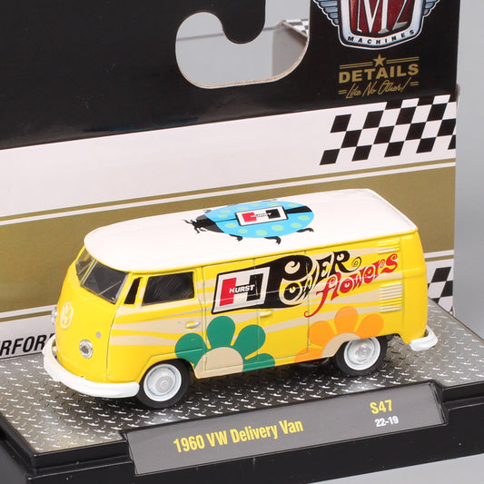 1/64 Scale 1960 VW Delivery Van Power Flowers Diecast Model