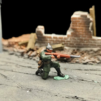 1/72 Scale German Soldiers Painted Figures for Model Dioramas