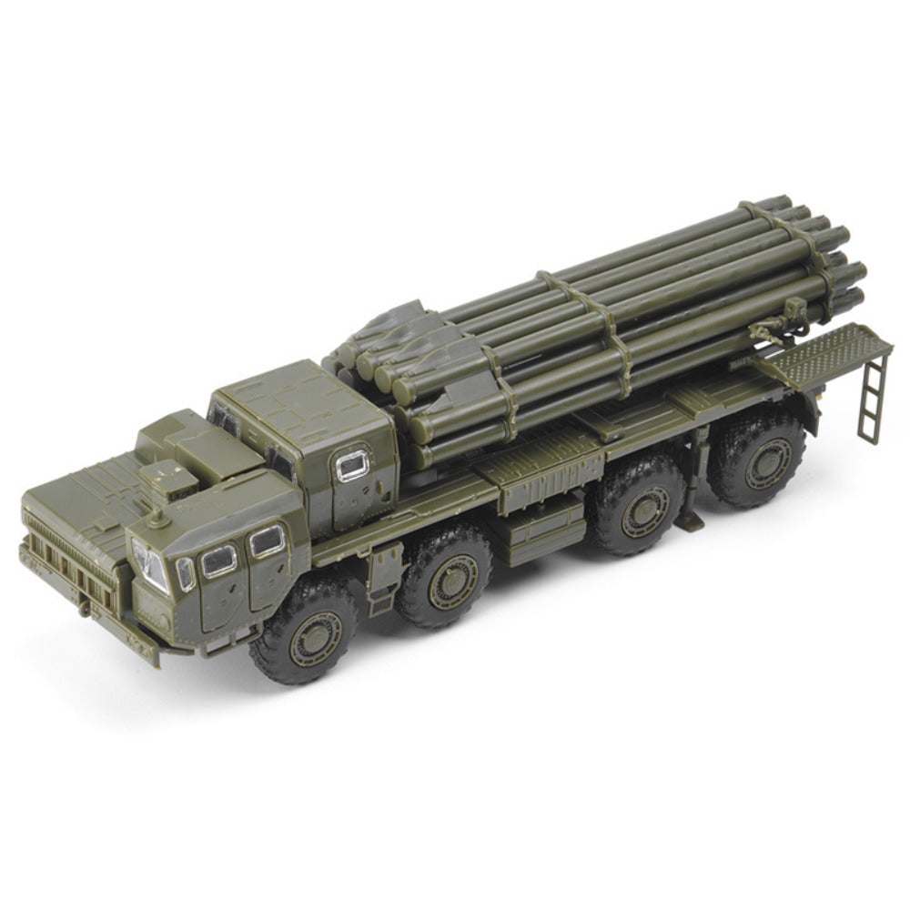 1/72 Scale BM-30 9K58 Smerch Tornado Russian Multiple Rocket Launcher Pre-built Plastic Collectible Model