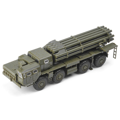 1/72 Scale BM-30 9K58 Smerch Tornado Russian Multiple Rocket Launcher Pre-built Plastic Collectible Model