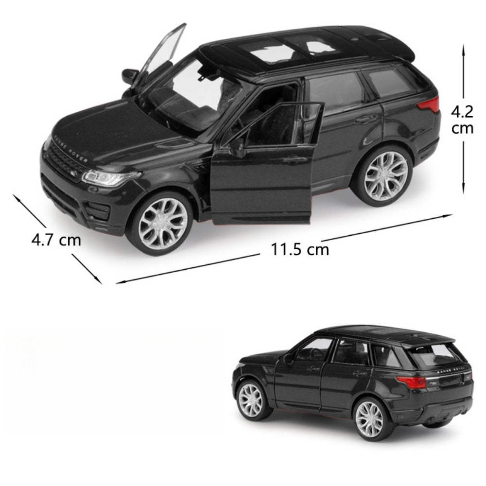 1/36 Scale Range Rover Sport Luxury SUV Diecast Model Car Pull Back Toy