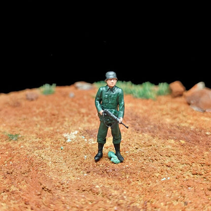 1/72 Scale Soldiers Painted Figurines for Model Battlefield Dioramas