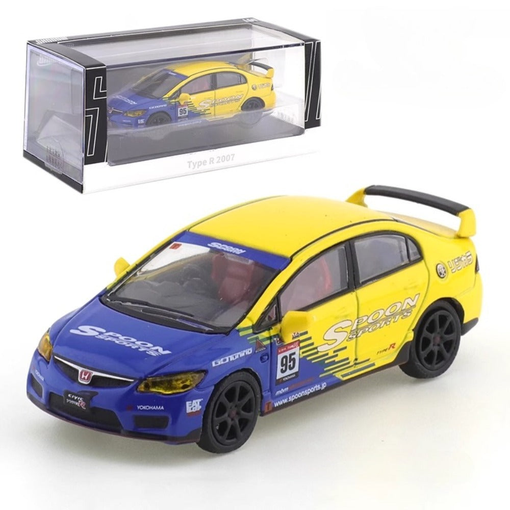 1/64 Scale 2007 Honda Civic Type R Diecast Model Car