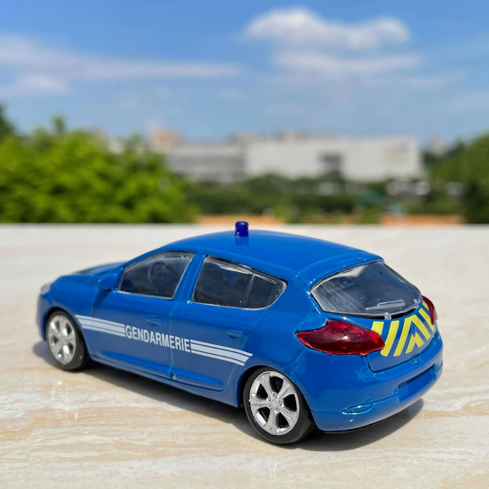 1/43 Scale Renault Megane Police Car Diecast Model