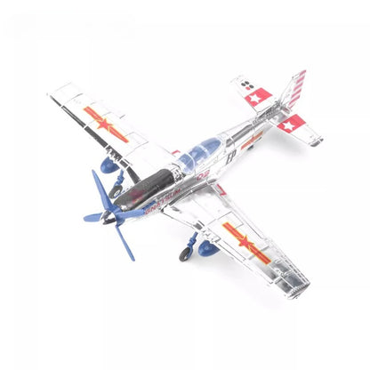 1/48 Scale North American Aviation P-51 Mustang US Fighter Pre-built Plastic Collectible Model Aircraft