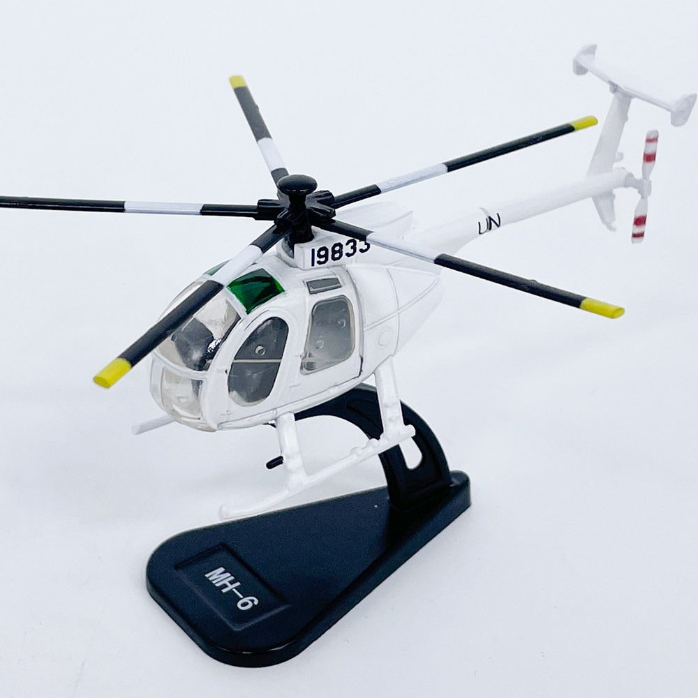 1/100 Scale MH-6 Little Bird Light Helicopter Diecast Model