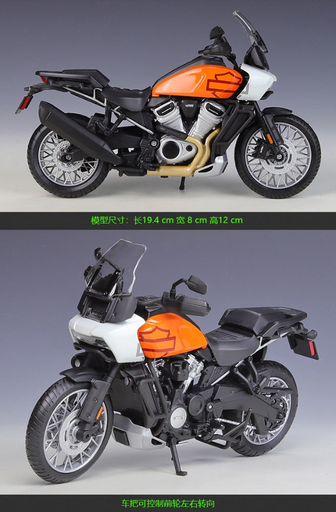 1/12 Scale 2021 Harley-Davidson Pan America 1250 Diecast Model Motorcycle
