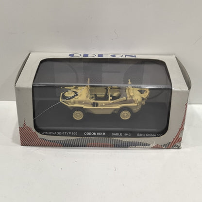 1/43 Scale 1943 Schwimmwagen Type 166 WWII German Amphibious Car Diecast Model
