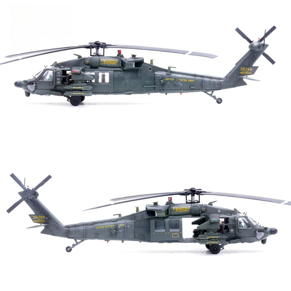 1/72 Scale Sikorsky MH-60L Black Hawk Military Utility Helicopter US Army Super 68 Razor's Edge Diecast Model