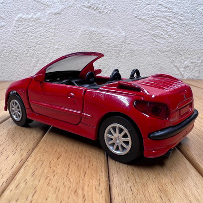 1/32 Scale Peugeot 206 CC Convertible Diecast Model Car