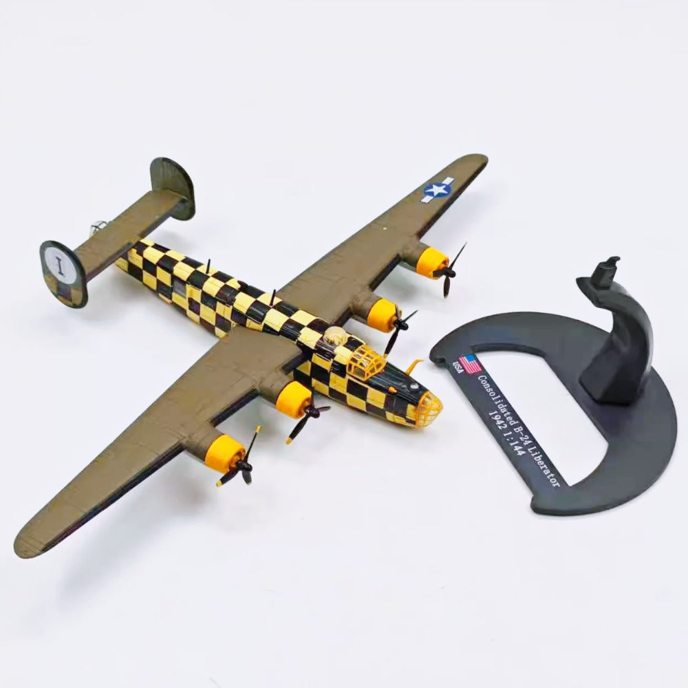 1/144 Scale 1944 Consolidated B-24D Liberator WWII American Heavy Bomber Diecast Aircraft Model