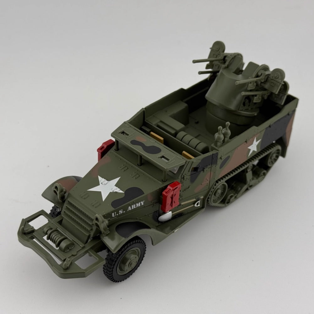 1/43 Scale US Army M16 Half-Track MGMC Multiple Gun Motor Carriage Diecast Model