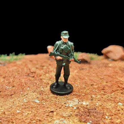 1/72 Scale WWII Army Soldiers Painted Figures for Model Dioramas
