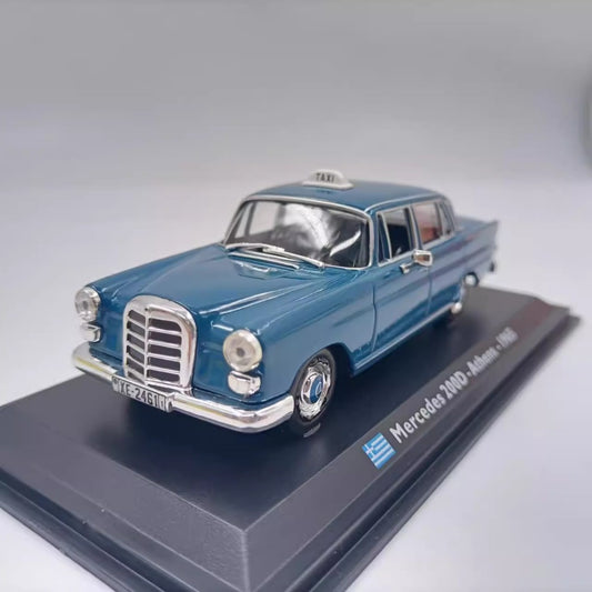 1/43 Scale 1965 Mercedes-Benz 200D Athens Taxi Diecast Model Car