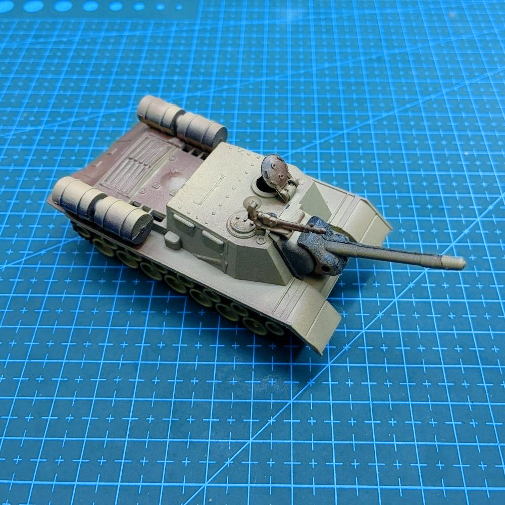 1/72 Scale ISU-152 Soviet Self-Propelled Heavy Assault Gun Pre-built Plastic Collectible Model