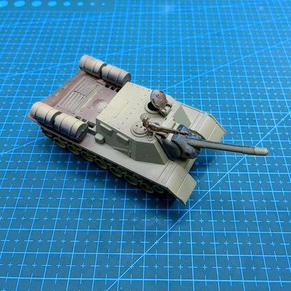 1/72 Scale ISU-152 Soviet Self-Propelled Heavy Assault Gun Pre-built Plastic Collectible Model