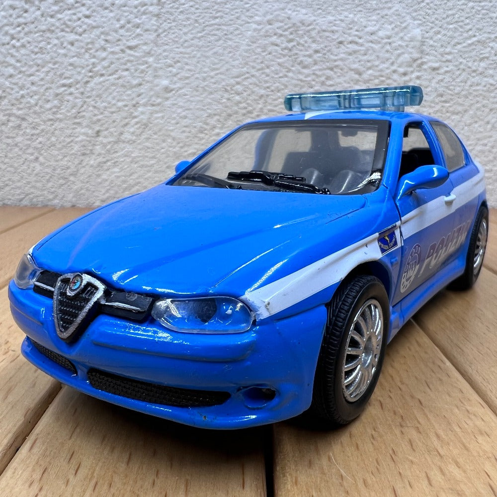 1/32 Scale Alfa Romeo 156 GTA Police Car Diecast Model