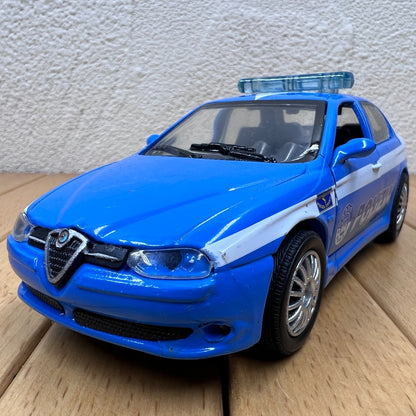 1/32 Scale Alfa Romeo 156 GTA Police Car Diecast Model