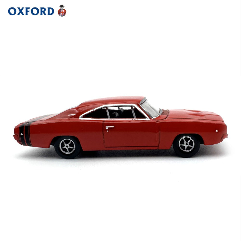1/87 Scale 1968 Dodge Charger Mid-size Muscle Car Diecast Model